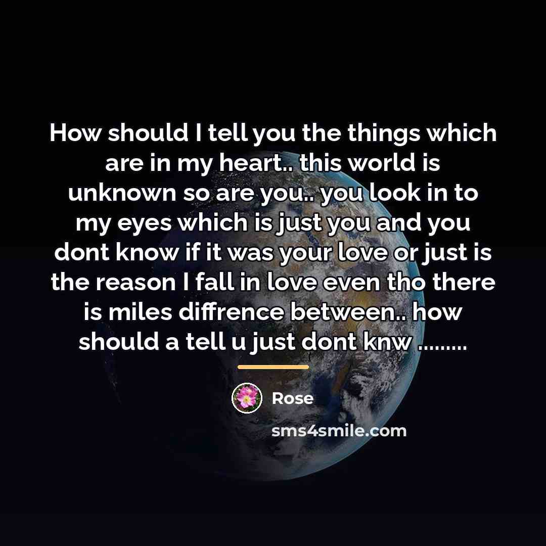 “How should I tell you the things which are in…” quote by Rose