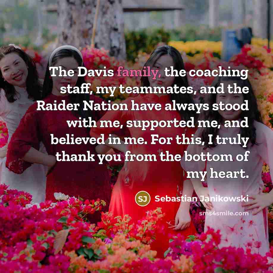 “The Davis family, the coaching staff, my teammates, and the…” quote by Sebastian Janikowski