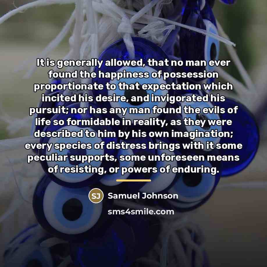 “It is generally allowed, that no man ever found the…” quote by Samuel Johnson