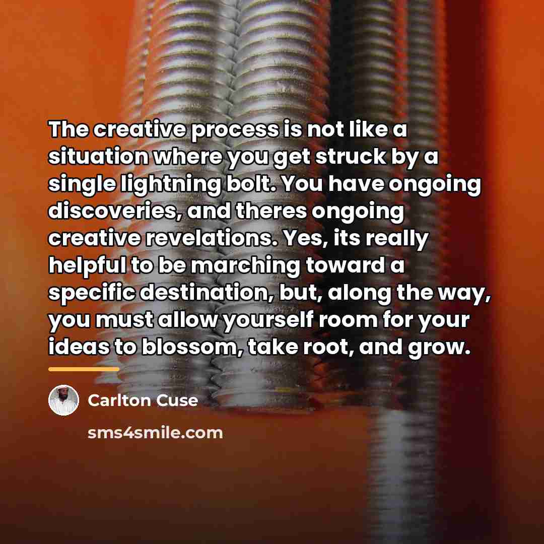 “The creative process is not like a situation where you…” quote by Carlton Cuse