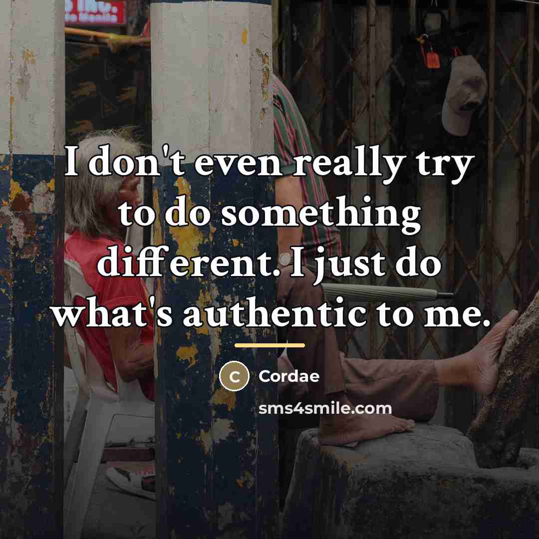 “I don't even really try to do something different. I…” quote by Cordae