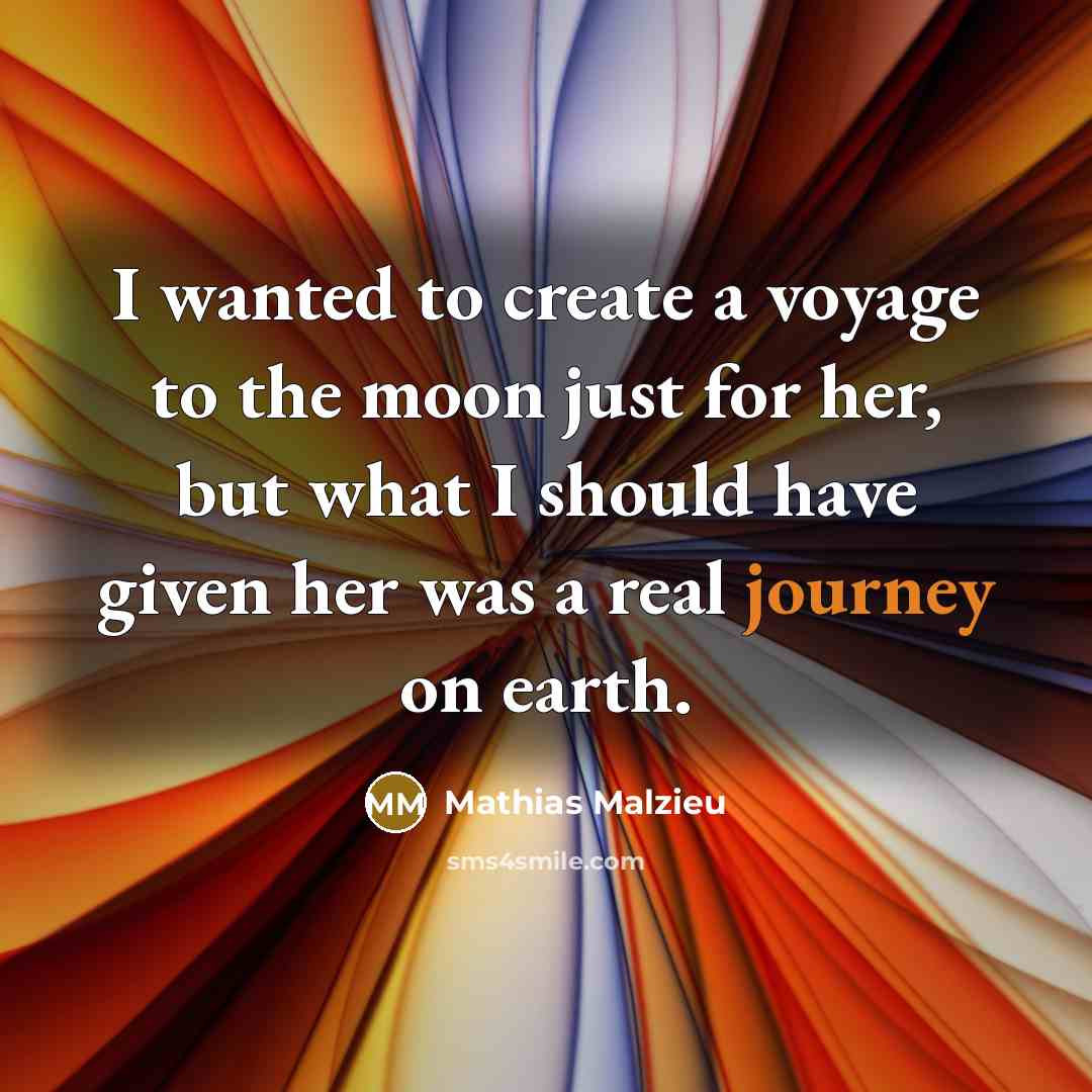“I wanted to create a voyage to the moon just…” quote by Mathias Malzieu