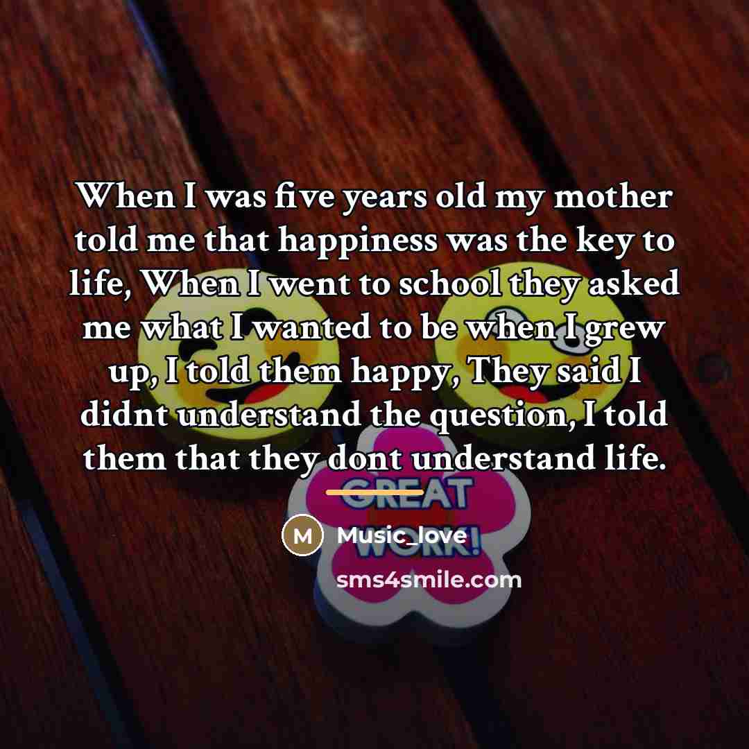 “When I was five years old my mother told me…” quote by Music_Love