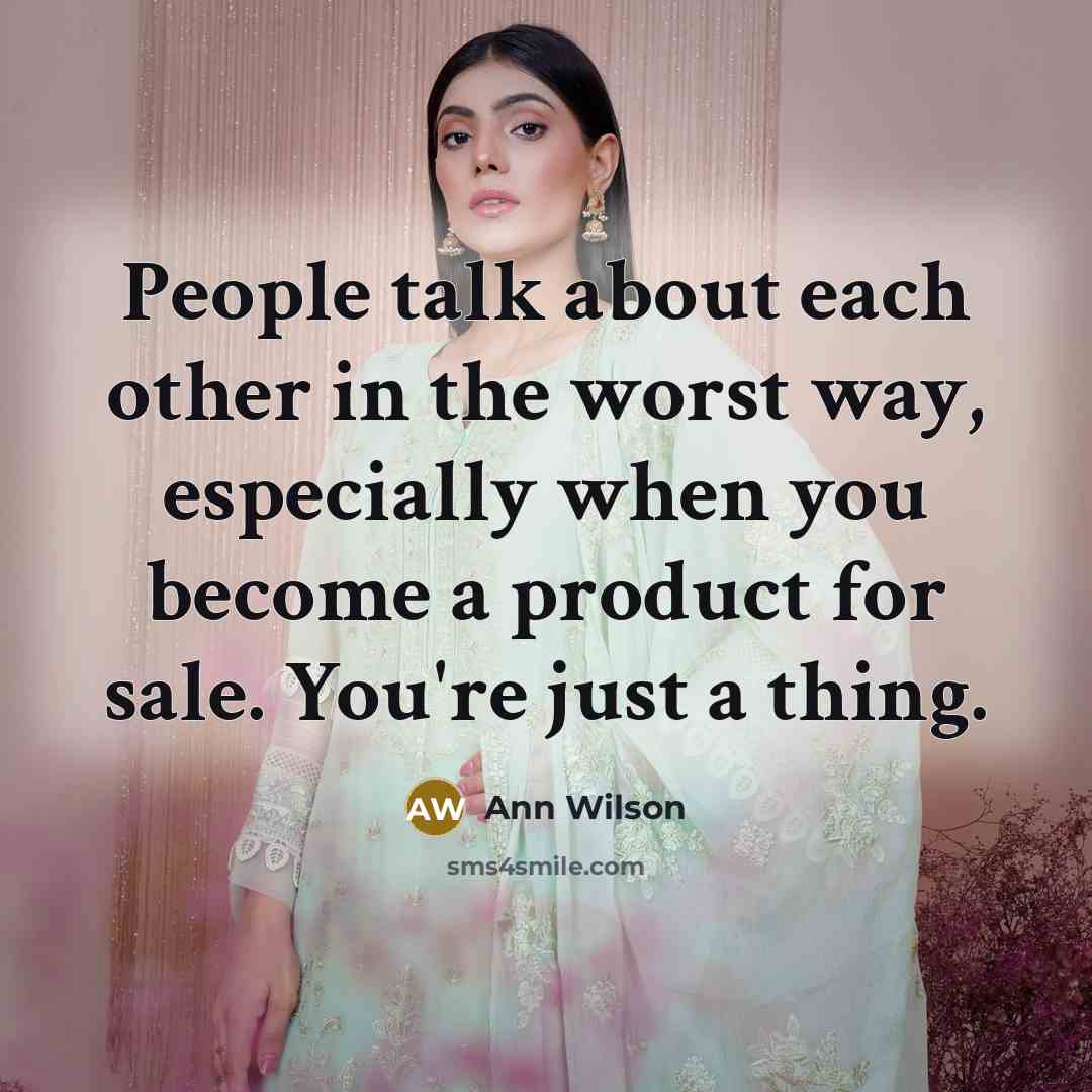 “People talk about each other in the worst way, especially…” quote by Ann Wilson