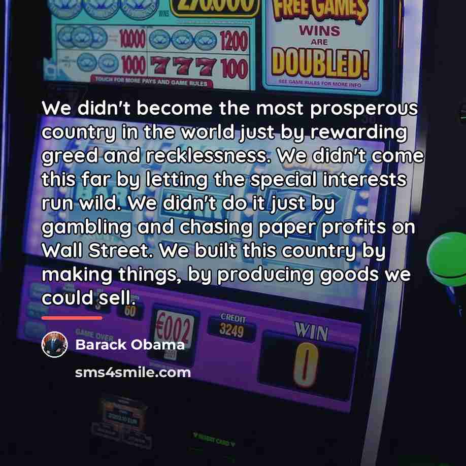 “We didn't become the most prosperous country in the world…” quote by Barack Obama