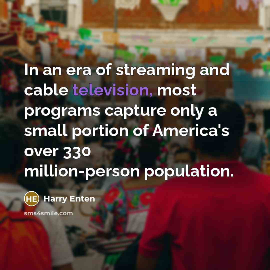“In an era of streaming and cable television, most programs…” quote by Harry Enten