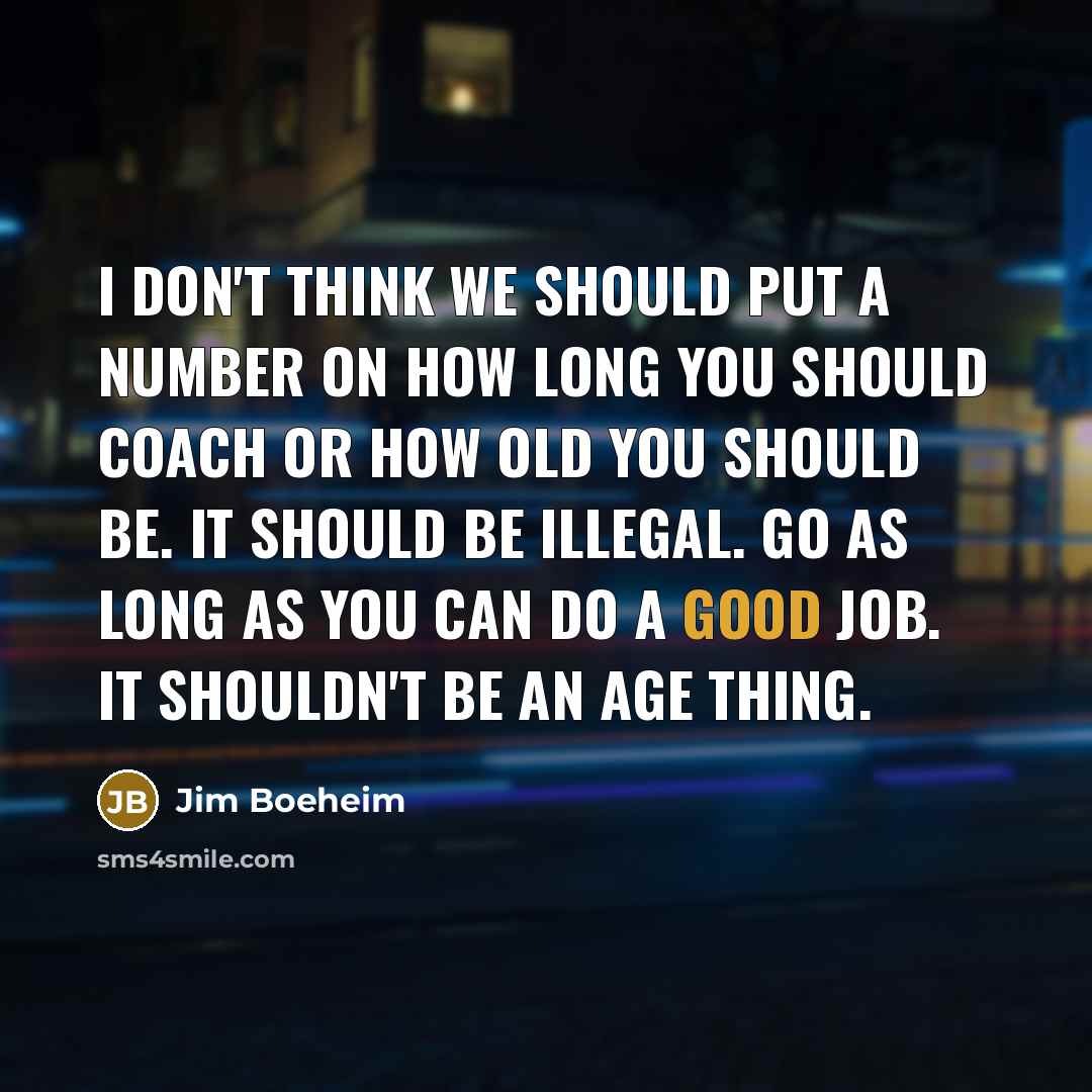 “I don't think we should put a number on how…” quote by Jim Boeheim