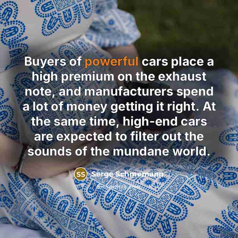 “Buyers of powerful cars place a high premium on the…” quote by Serge Schmemann