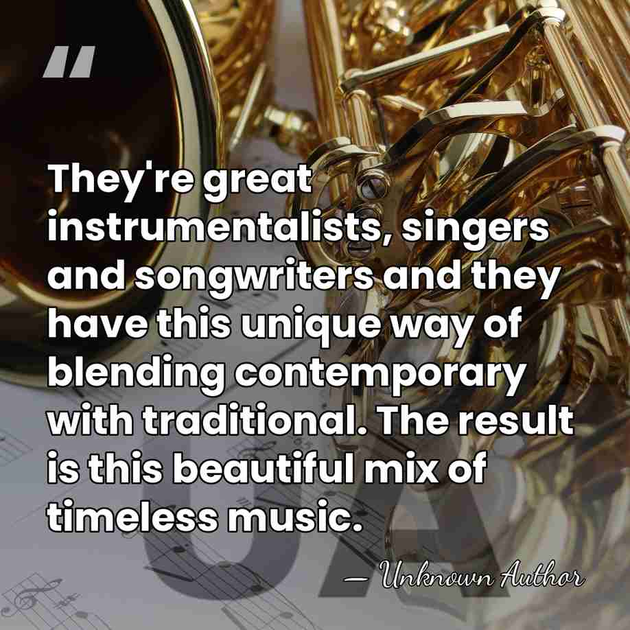 They're great instrumentalists, singers and songwriters and they have this unique way&hellip; - Cindy Cashdollar
