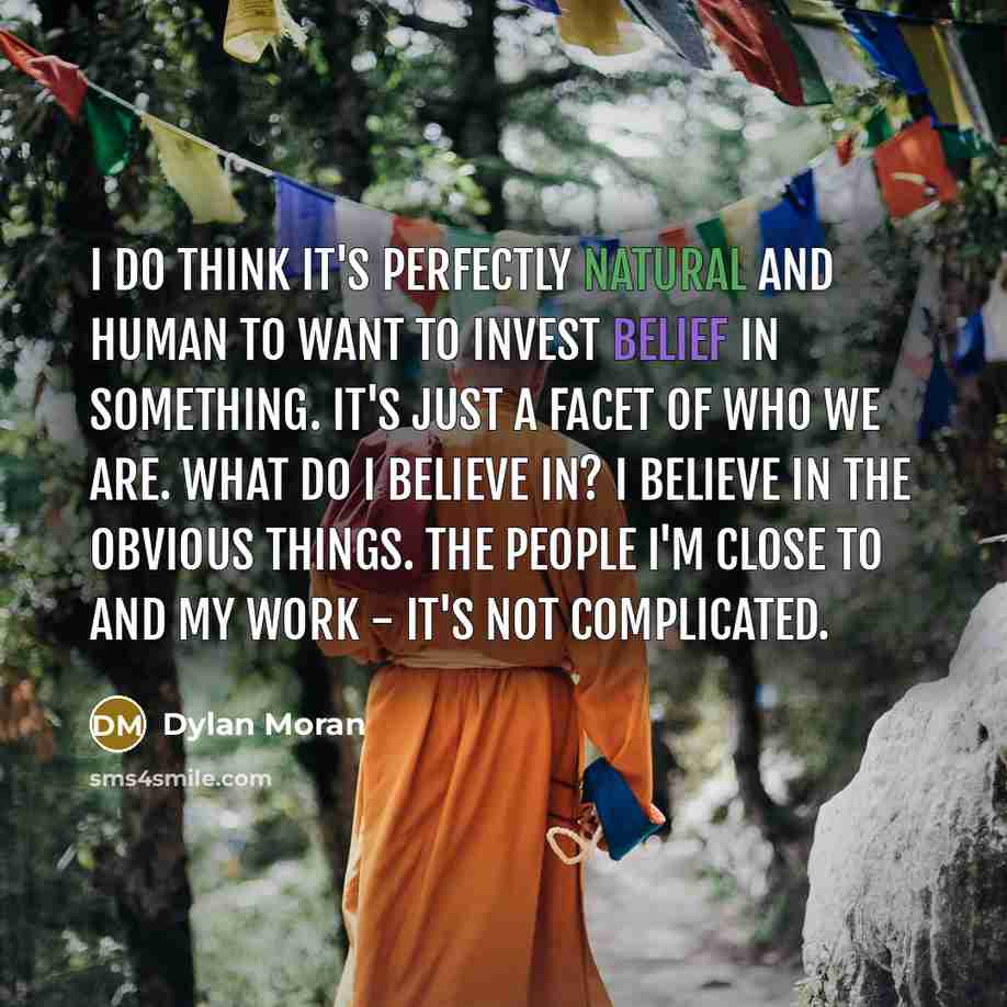 “I do think it's perfectly natural and human to want…” quote by Dylan Moran
