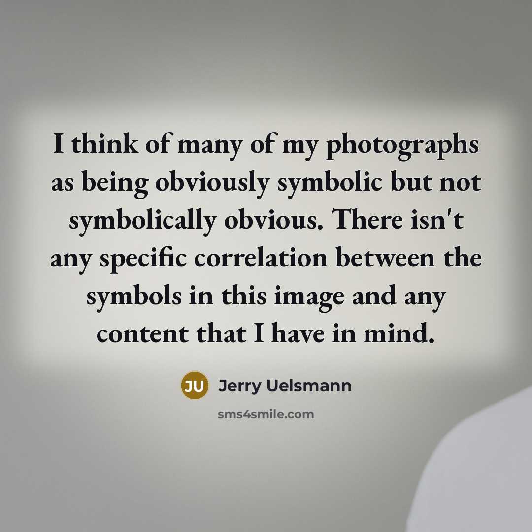 “I think of many of my photographs as being obviously…” quote by Jerry Uelsmann