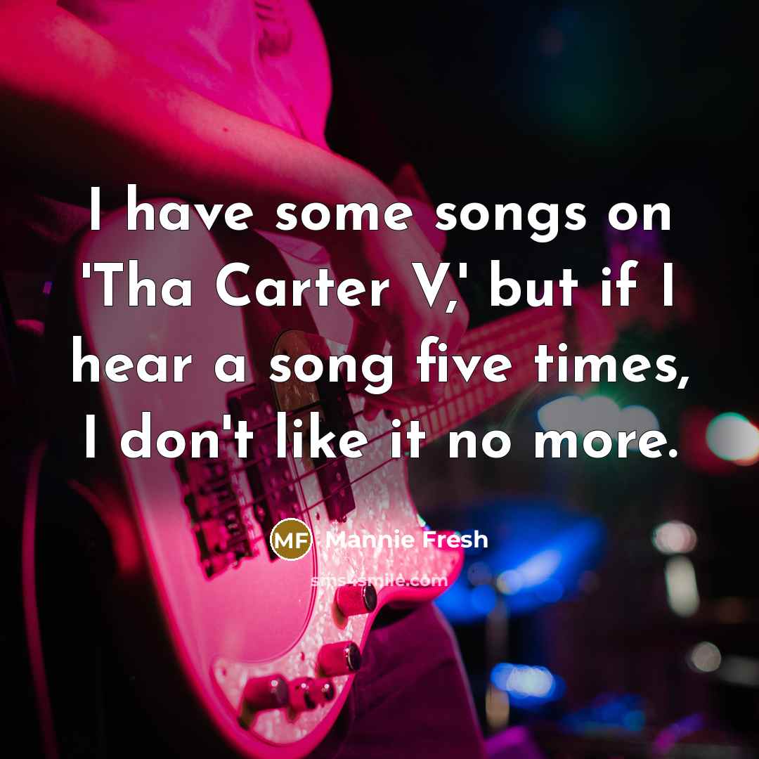 “I have some songs on 'Tha Carter V,' but if…” quote by Mannie Fresh