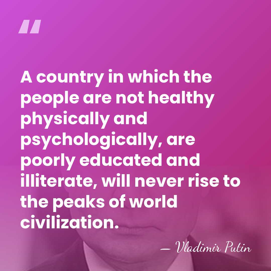 A country in which the people are not healthy physically and psychologically,&hellip; - Vladimir Putin