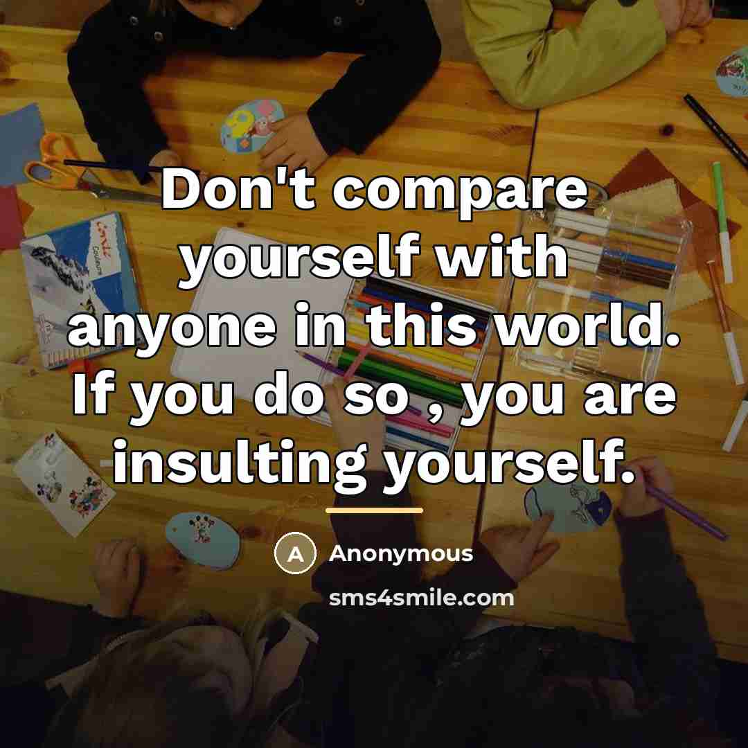 “Don't compare yourself with anyone in this world. If you…” quote by Alen Strike