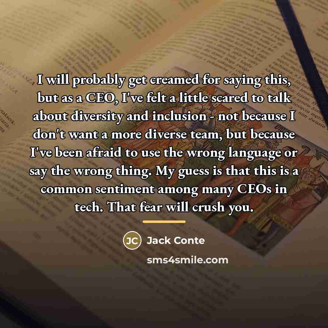 “I will probably get creamed for saying this, but as…” quote by Jack Conte