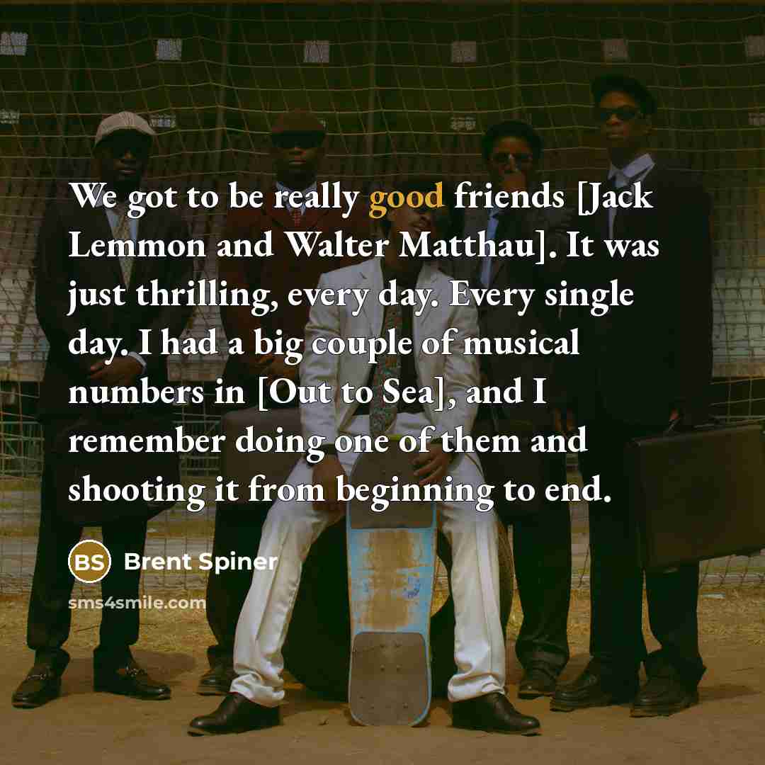 “We got to be really good friends [Jack Lemmon and…” quote by Brent Spiner