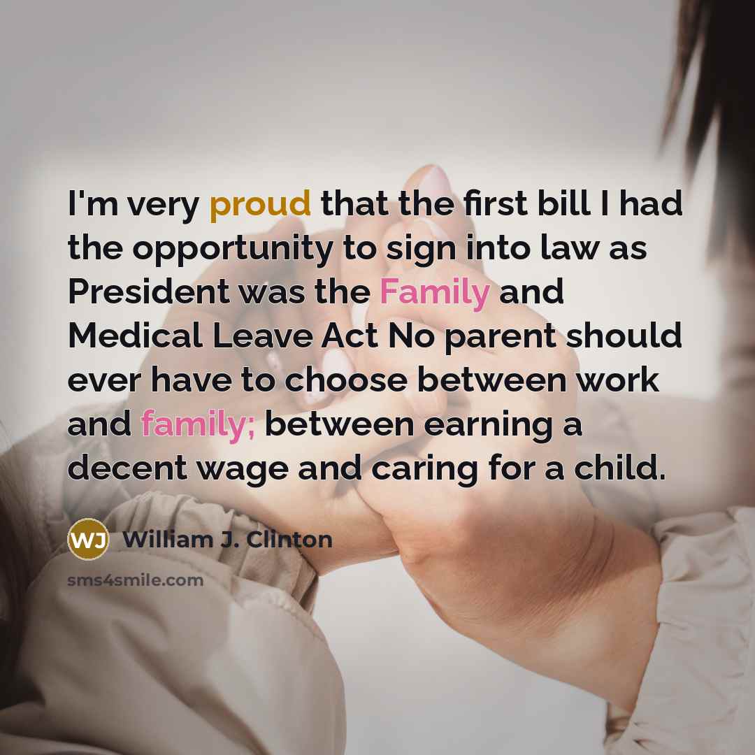 “I'm very proud that the first bill I had the…” quote by William J. Clinton