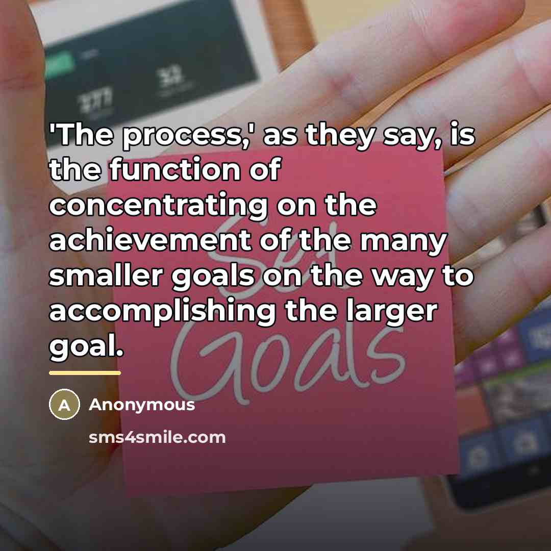 “'The process,' as they say, is the function of concentrating…” quote by Anonymous