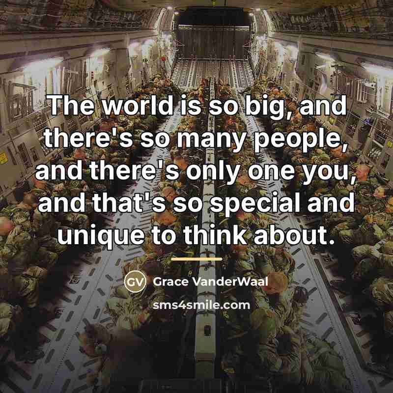 “The world is so big, and there's so many people,…” quote by Grace VanderWaal