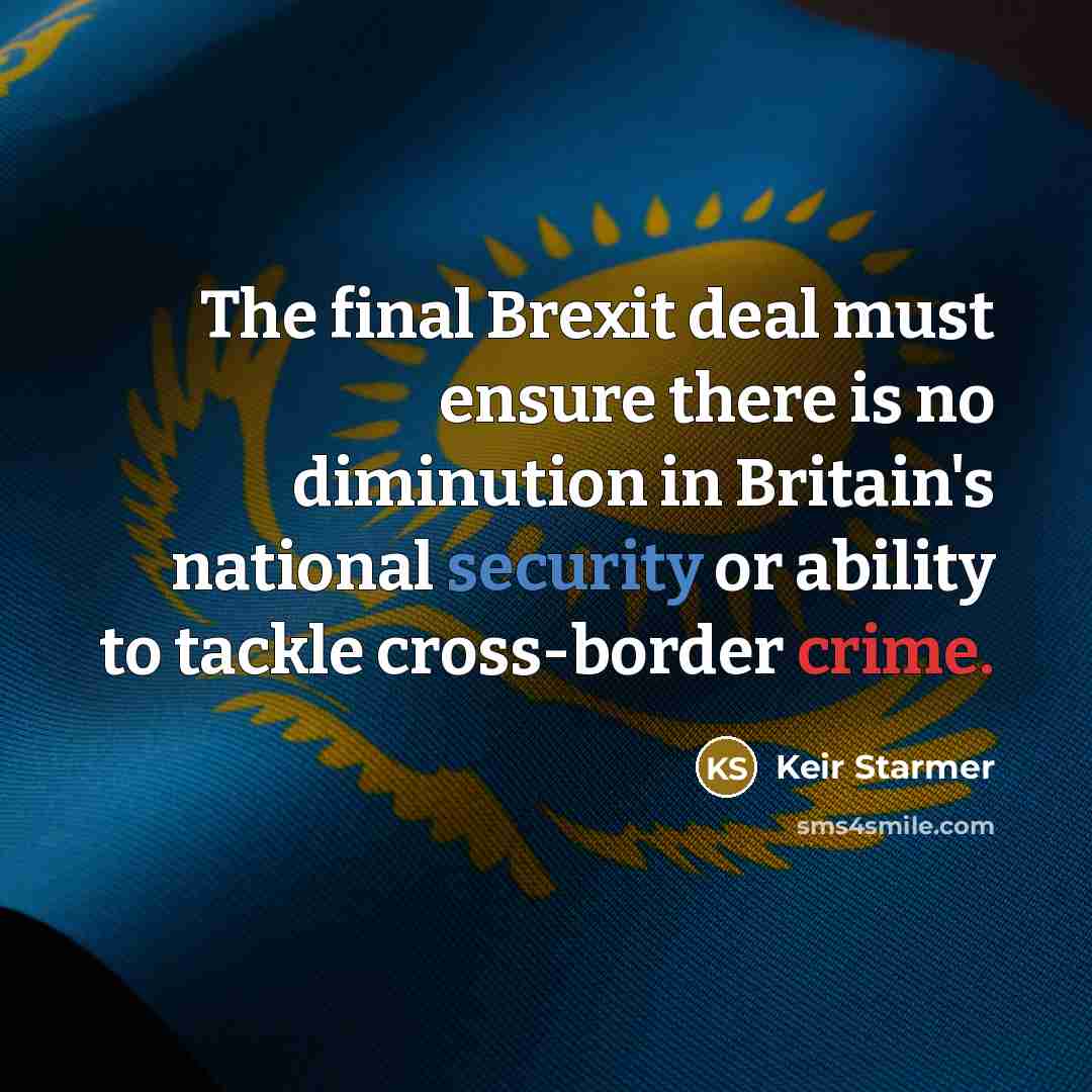 “The final Brexit deal must ensure there is no diminution…” quote by Keir Starmer