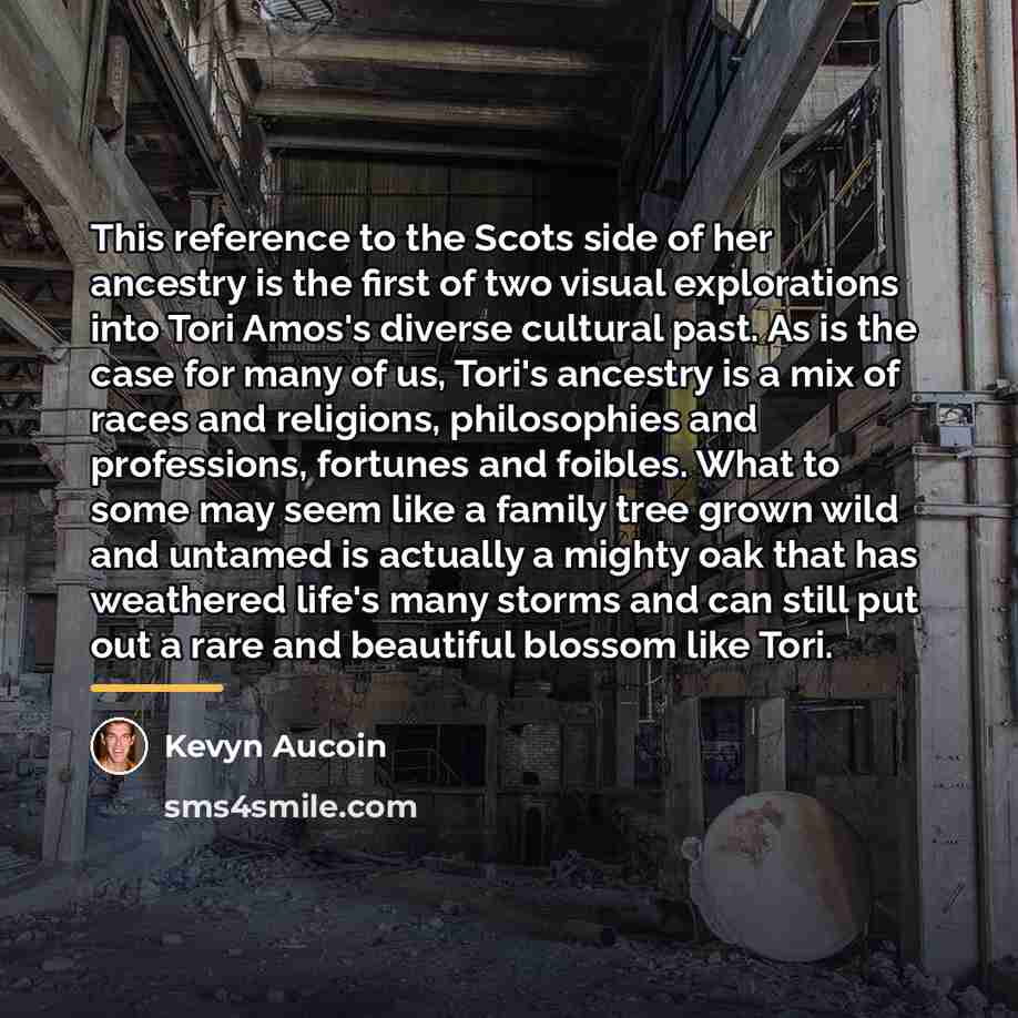 “This reference to the Scots side of her ancestry is…” quote by Kevyn Aucoin