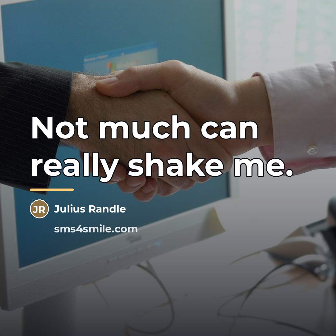 “Not much can really shake me.…” quote by Julius Randle