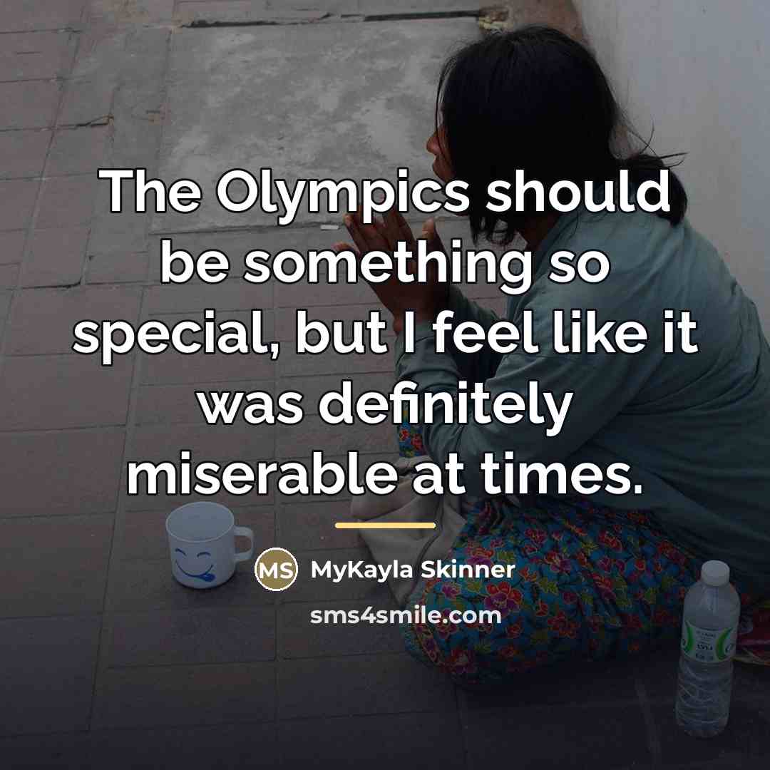 “The Olympics should be something so special, but I feel…” quote by MyKayla Skinner