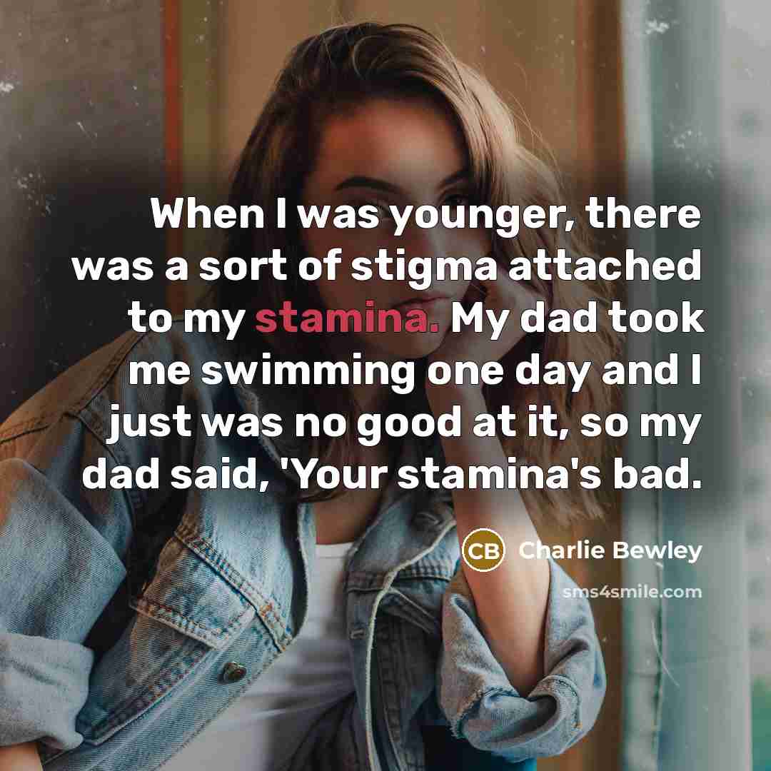 “When I was younger, there was a sort of stigma…” quote by Charlie Bewley