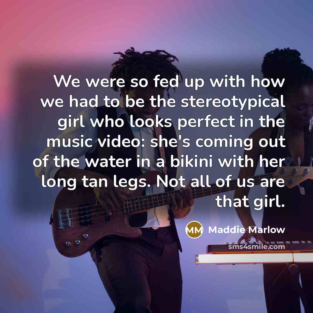 “We were so fed up with how we had to…” quote by Maddie Marlow