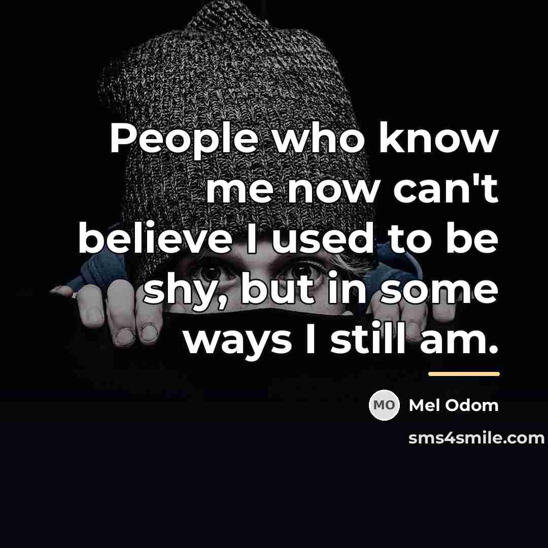“People who know me now can't believe I used to…” quote by Mel Odom