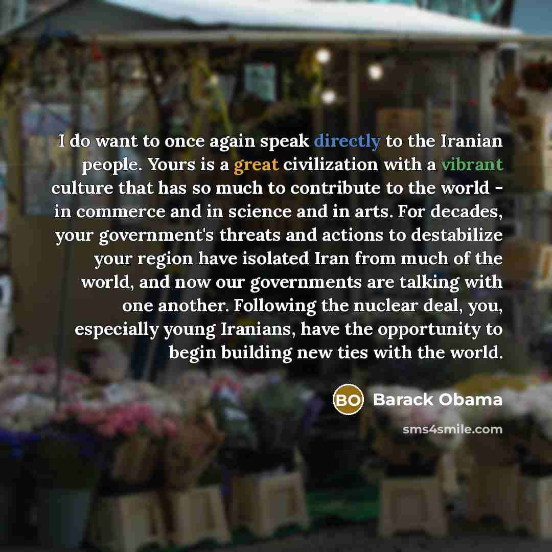 “I do want to once again speak directly to the…” quote by Barack Obama