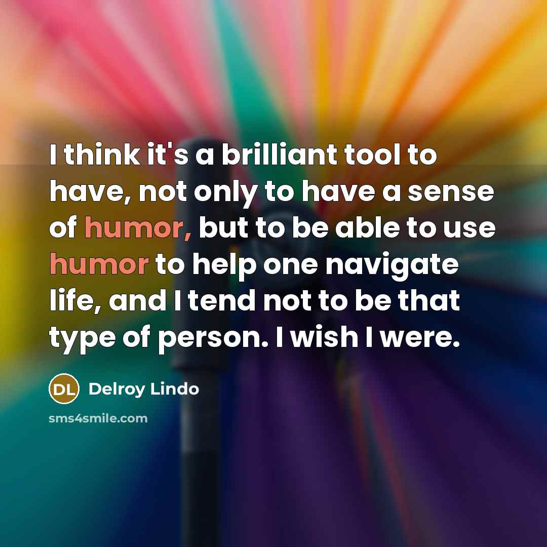 “I think it's a brilliant tool to have, not only…” quote by Delroy Lindo