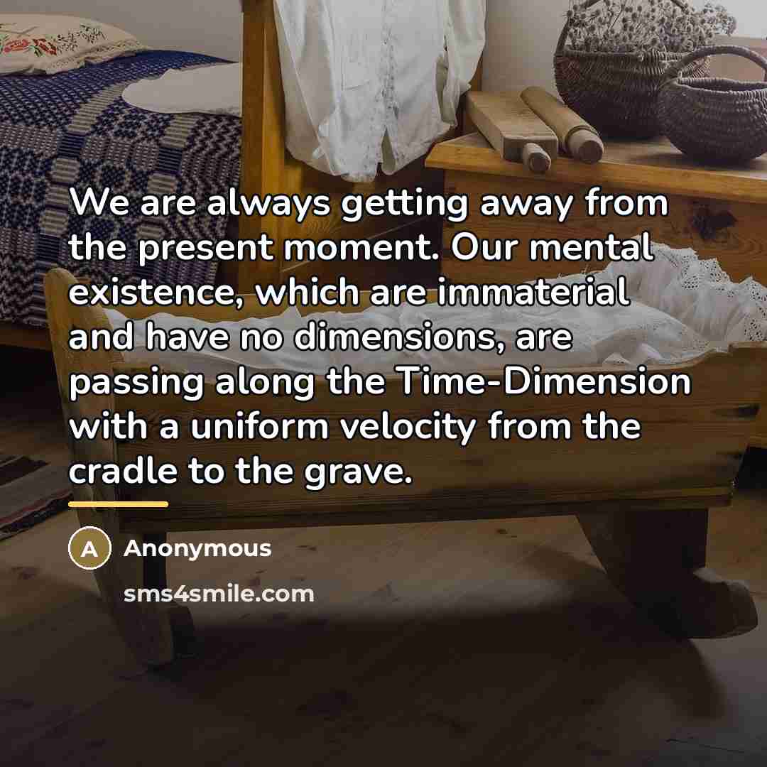 “We are always getting away from the present moment. Our…” quote by Anonymous
