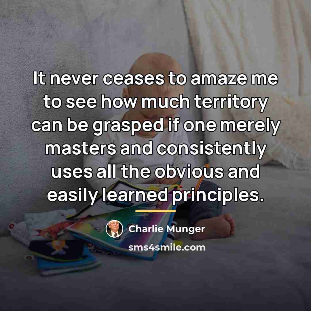 “It never ceases to amaze me to see how much…” quote by Charlie Munger