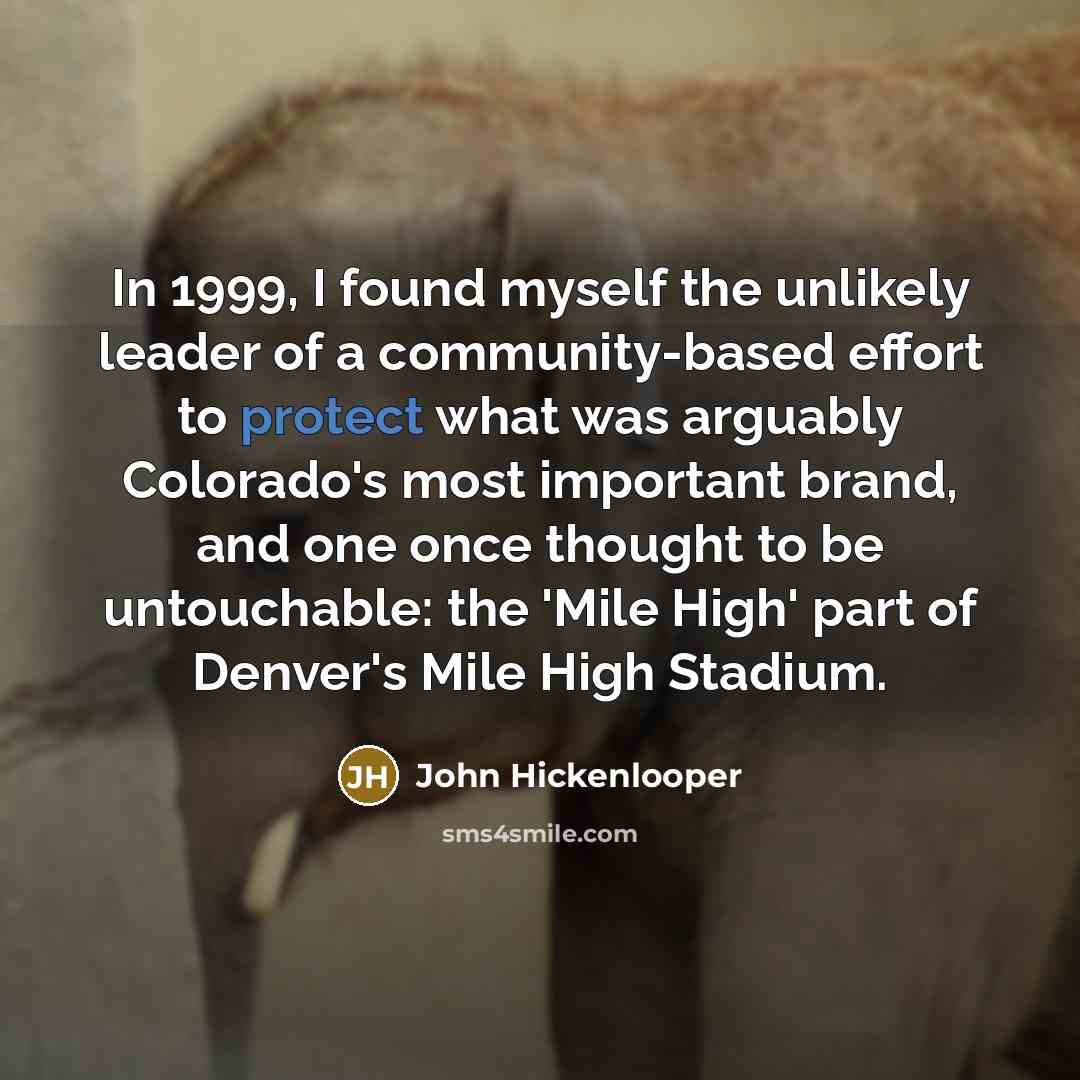 “In 1999, I found myself the unlikely leader of a…” quote by John Hickenlooper