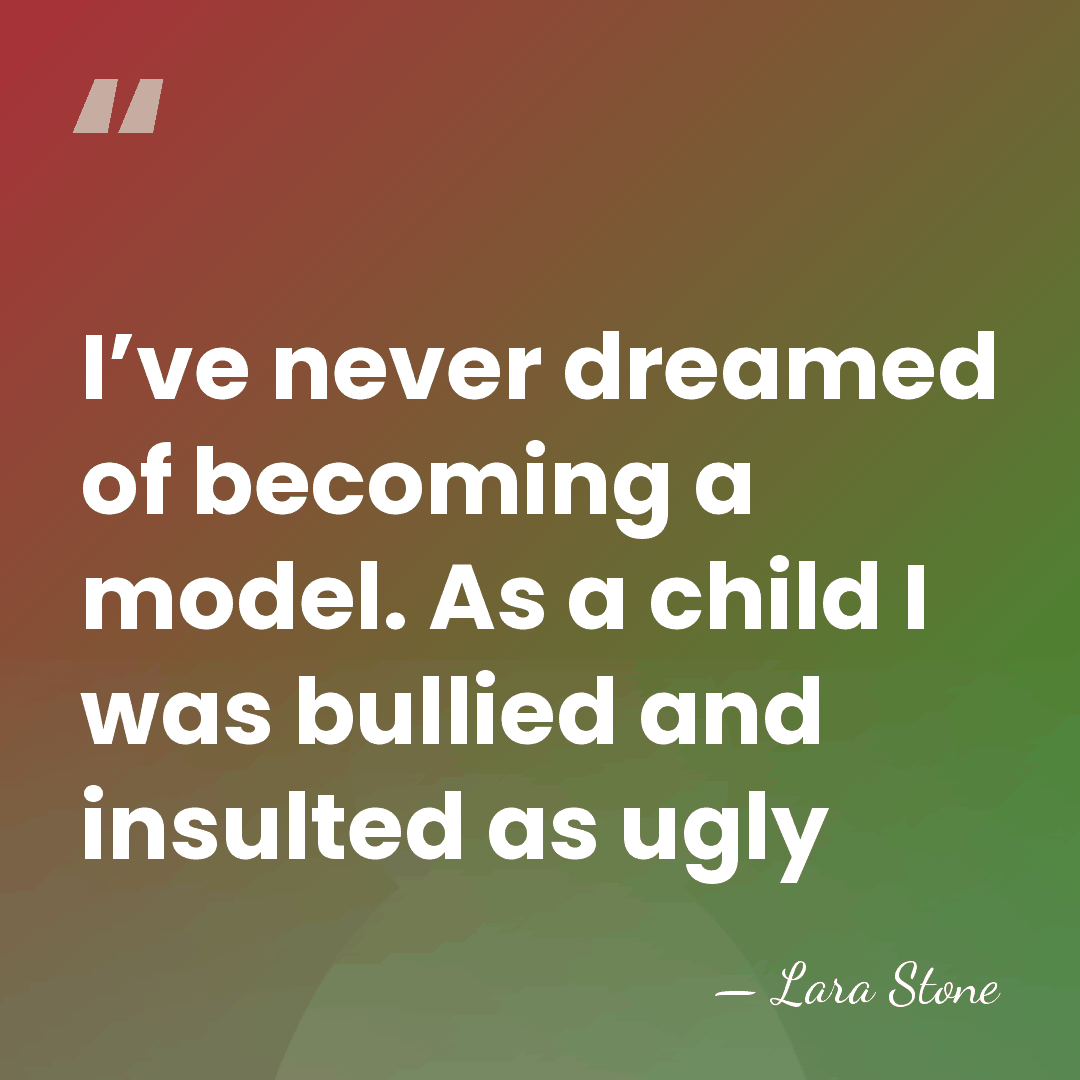 I’ve never dreamed of becoming a model. As a child I was&hellip; - Lara Stone