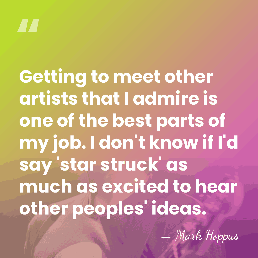 Getting to meet other artists that I admire is one of the&hellip; - Mark Hoppus