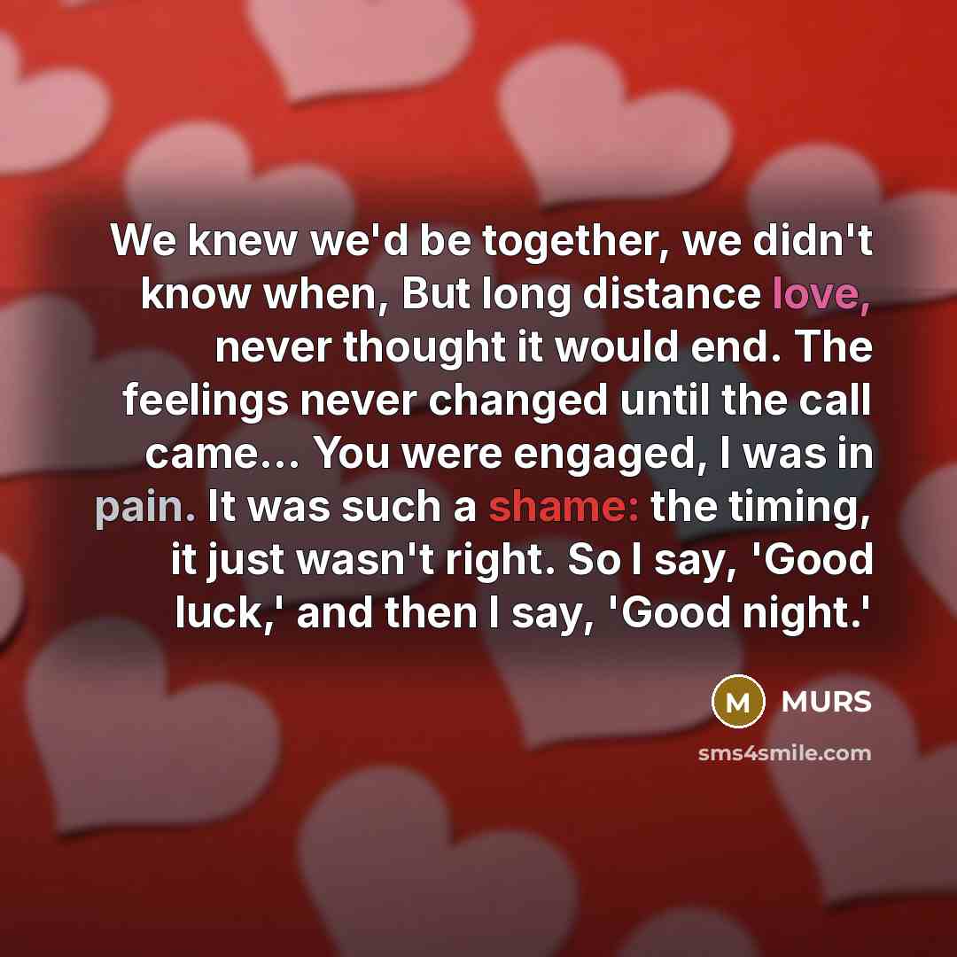 “We knew we'd be together, we didn't know when, But…” quote by MURS