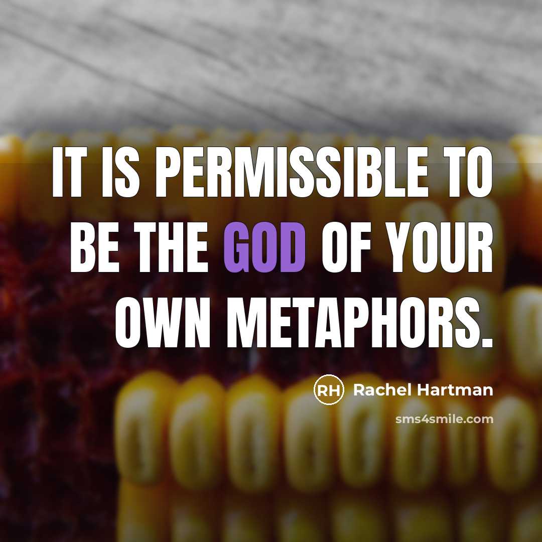 “It is permissible to be the god of your own…” quote by Rachel Hartman