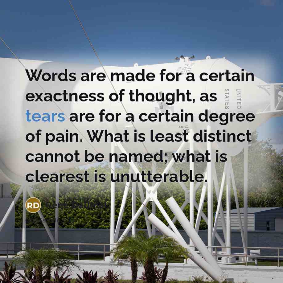 “Words are made for a certain exactness of thought, as…” quote by Rene Daumal