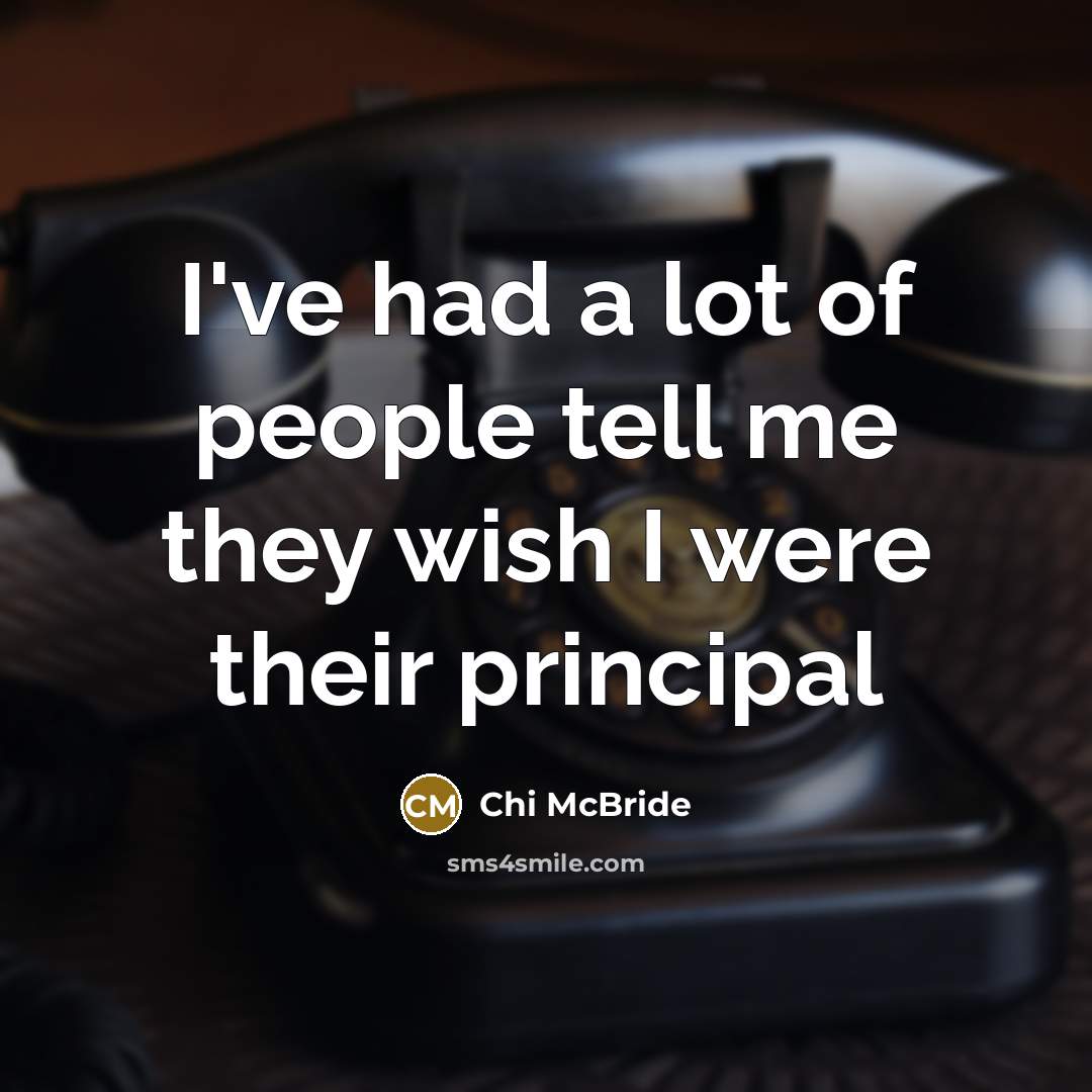 “I've had a lot of people tell me they wish…” quote by Chi McBride