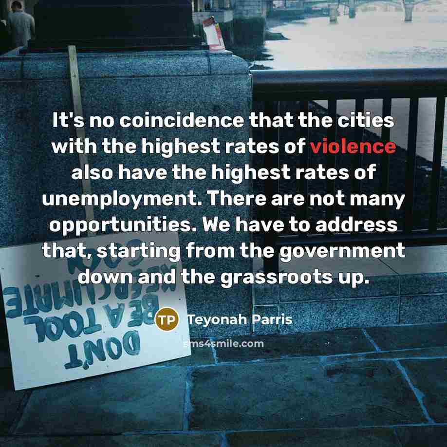 “It's no coincidence that the cities with the highest rates…” quote by Teyonah Parris