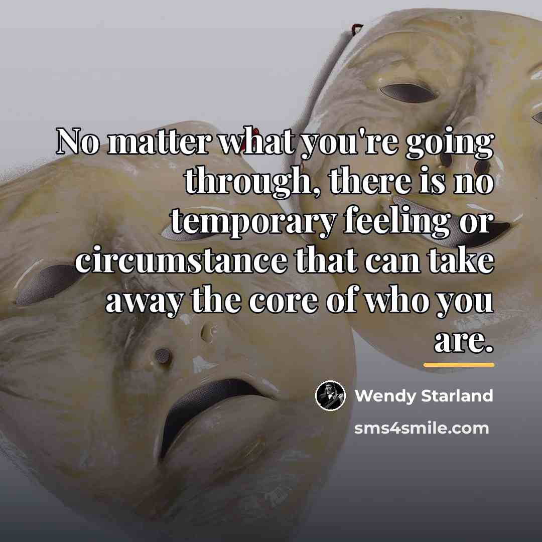 “No matter what you're going through, there is no temporary…” quote by Wendy Starland