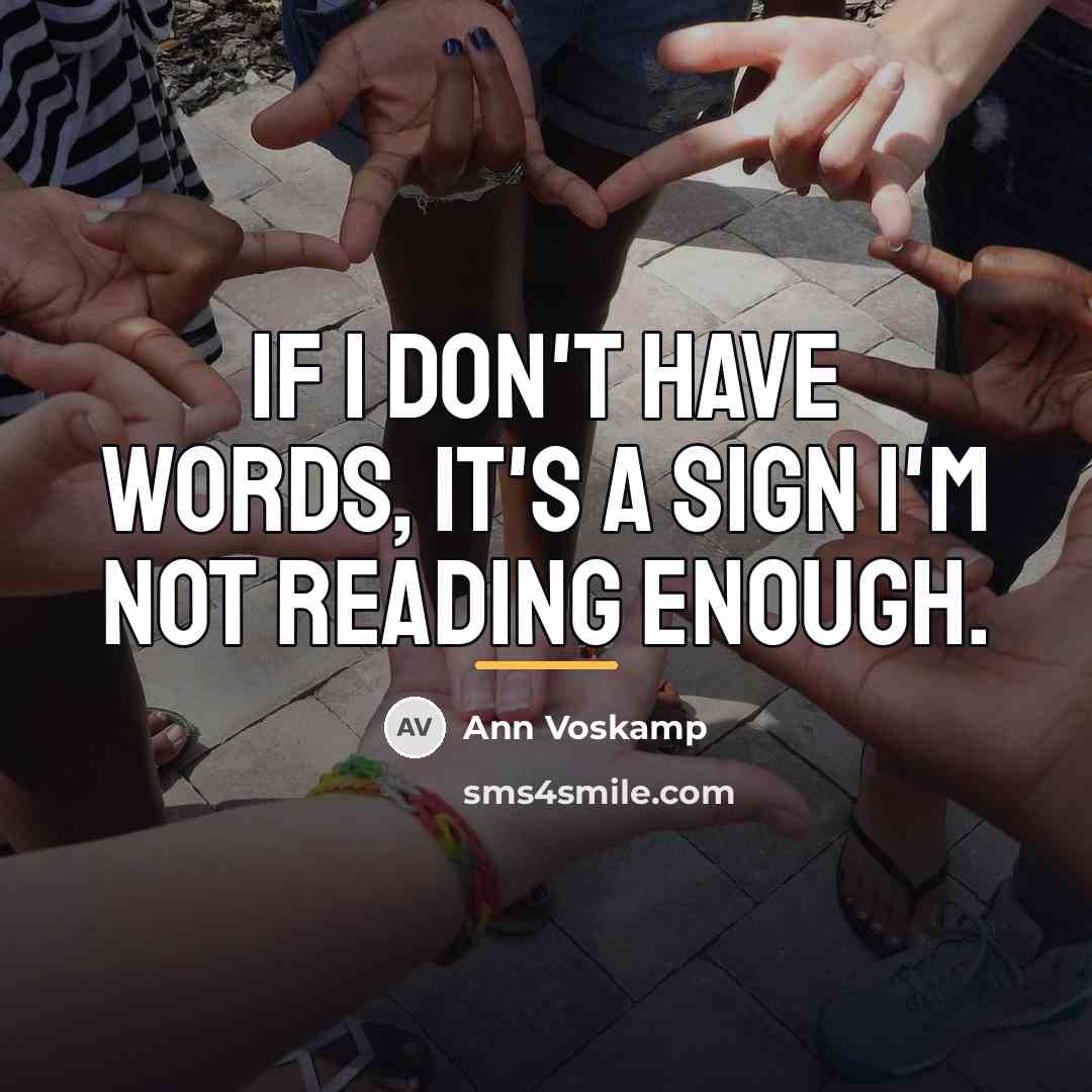 “If I don't have words, it's a sign I'm not…” quote by Ann Voskamp
