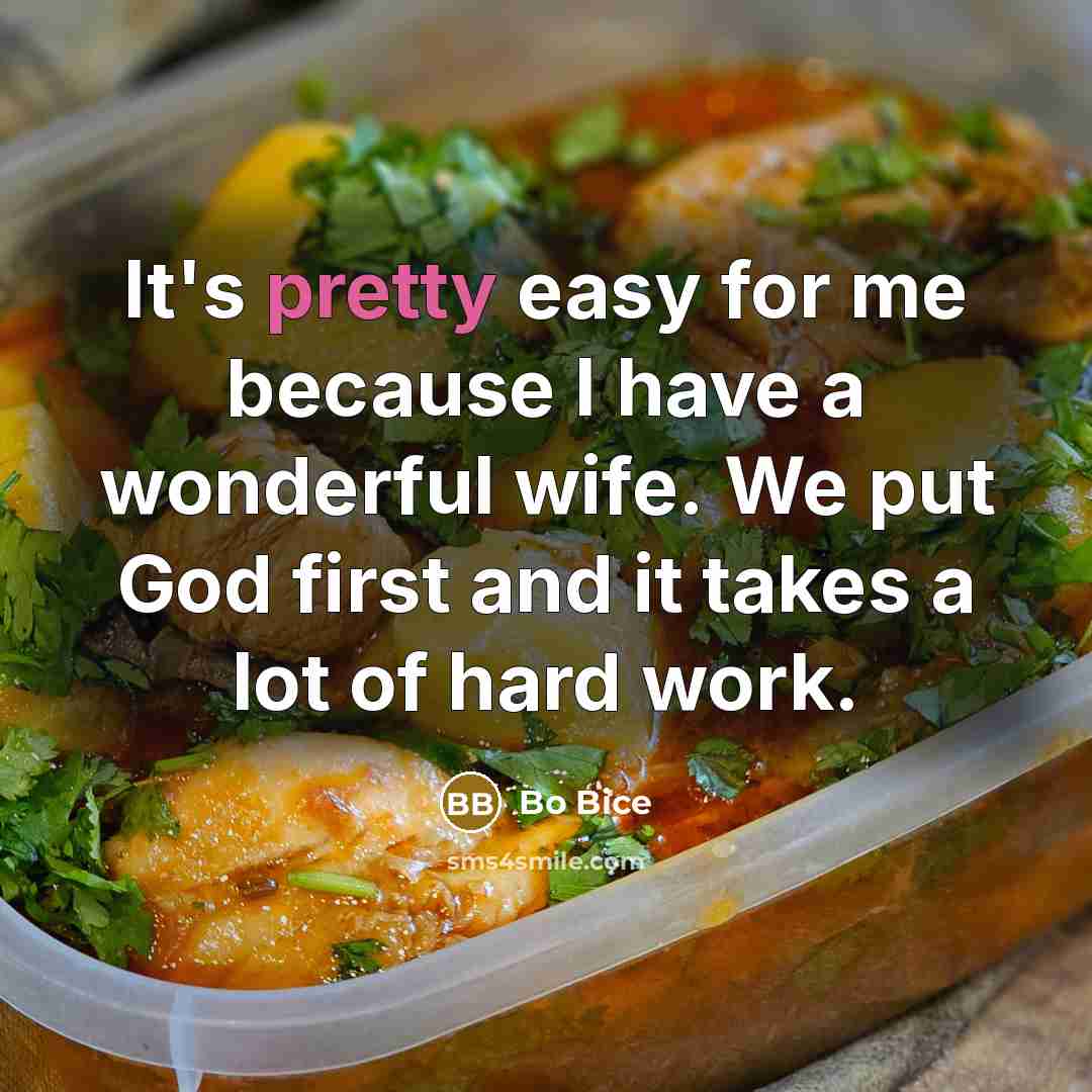 “It's pretty easy for me because I have a wonderful…” quote by Bo Bice