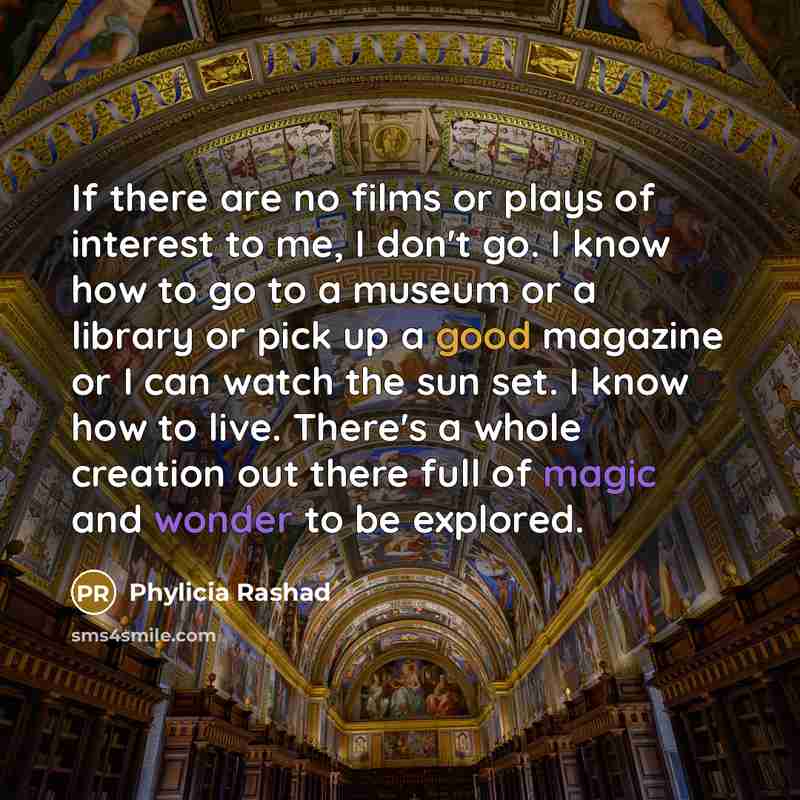 “If there are no films or plays of interest to…” quote by Phylicia Rashad