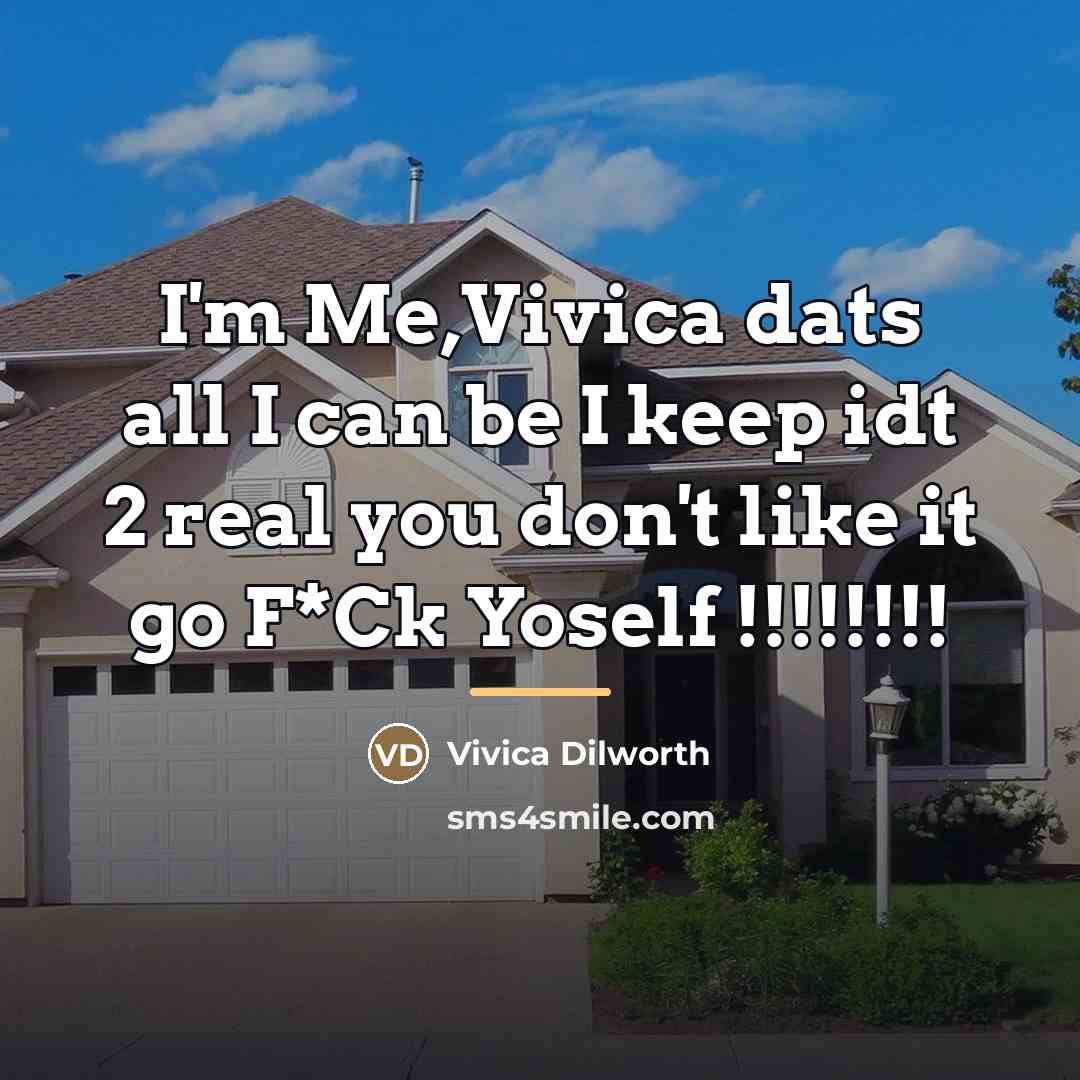 “I'm Me,Vivica dats all I can be I keep idt…” quote by Vivica Dilworth