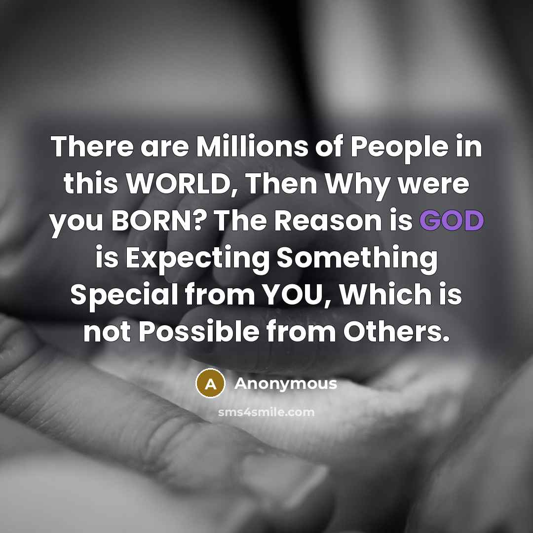 “There are Millions of People in this WORLD, Then Why…” quote by Anonymous
