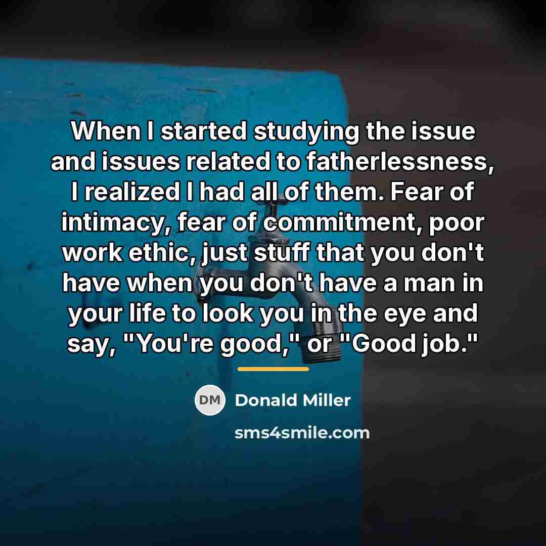 “When I started studying the issue and issues related to…” quote by Donald Miller