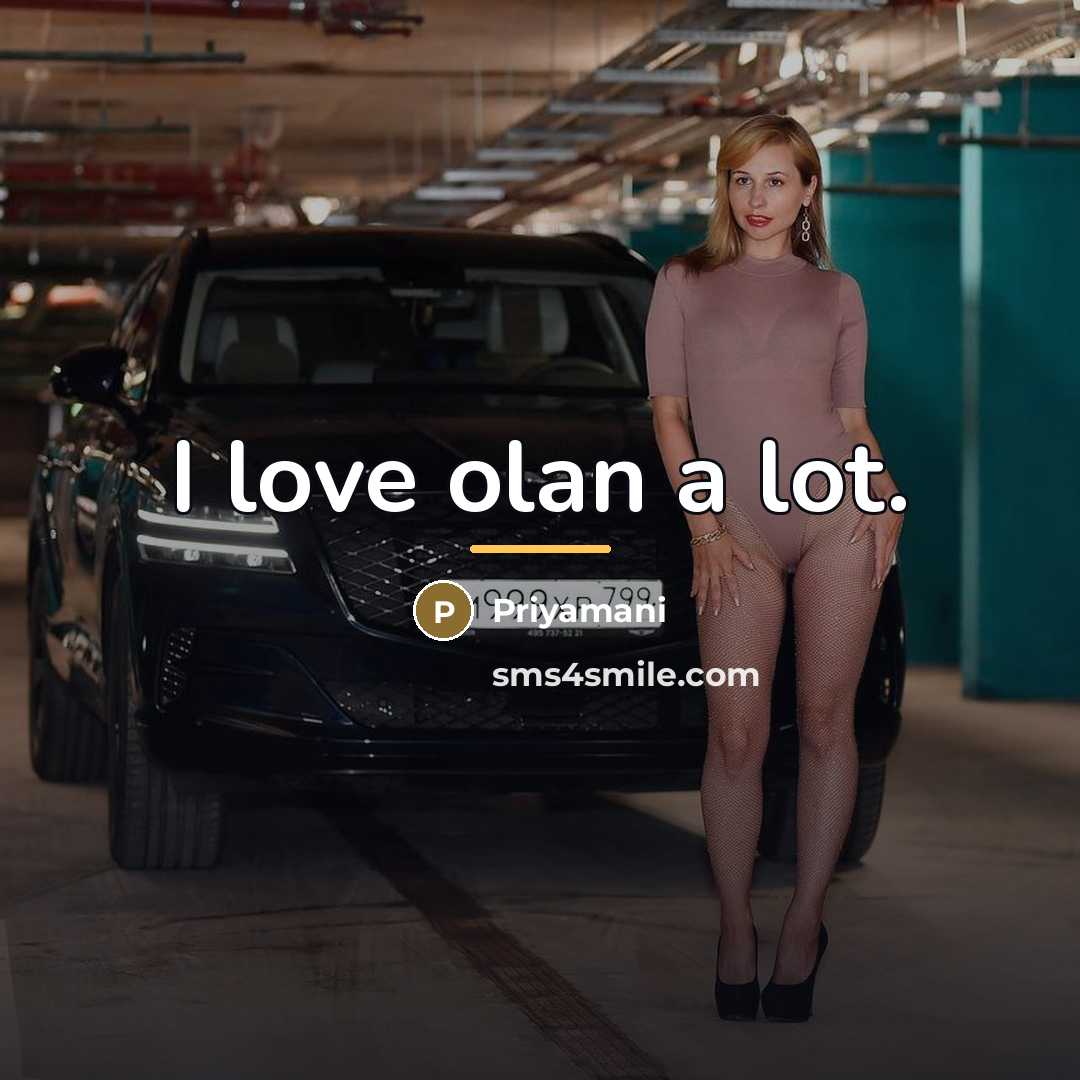 “I love olan a lot.…” quote by Priyamani